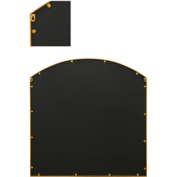 MirrorOutlet The Arcus Gold Framed Arched Wall Garden Mirror 100 x 100cm - Size: 100 x 100 x 3cm - Wilko - thumbnail 5