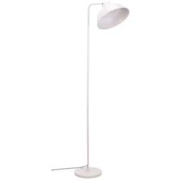 ValueLights Morris White Retro Dome LED Floor Lamp - Size: 153 x 25 x 44.5cm - Wilko