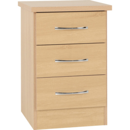 Seconique Nevada Sonoma Oak Effect 4 Piece Bedroom Furniture Set - Size: 2 Door - Brown - Wilko - thumbnail 5