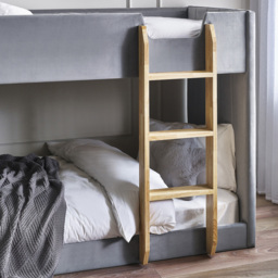 Julian Bowen Daytona Grey Velvet Bunk Bed - Size: Single - Wilko - thumbnail 7