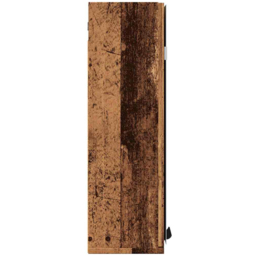 vidaXL 2 Door Brown Mirror Wall Mounted Bathroom Cabinet - Size: 66.5 x 64 x 20cm - Wilko - thumbnail 5