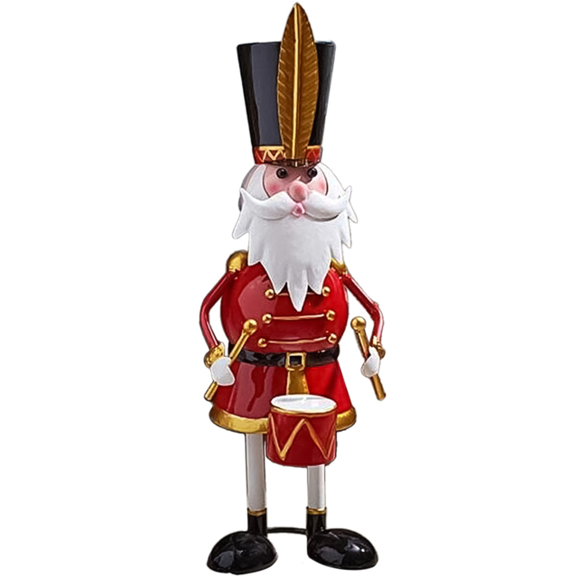 Marco Paul Captain Santa Christmas Decoration Ornament - Size: 44 x 17 x 14cm - red - Wilko - image 1