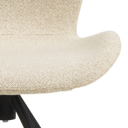 Florence Batilda Set of 2 Cream Swivel Dining Chair - Furniture To Go - Wilko - thumbnail 7