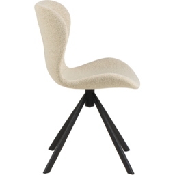Florence Batilda Set of 2 Cream Swivel Dining Chair - Furniture To Go - Wilko - thumbnail 4