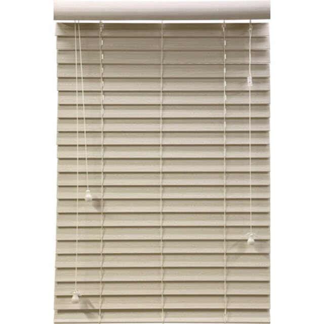 50mm Venetian Blind Pebble Oak 90cm - Wilko - image 1