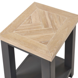 Julian Bowen Bordeaux Dark Grey Lamp Table - Size: 38 x 44 x 55cm - Wilko - thumbnail 5