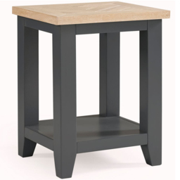 Julian Bowen Bordeaux Dark Grey Lamp Table - Size: 38 x 44 x 55cm - Wilko - thumbnail 3