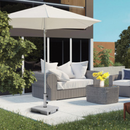 Outsunny Grey Heavy Duty Granite Parasol Base with Wheels 28kg - Size: Single - Wilko - thumbnail 3