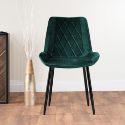 Furniturebox Fira Cesano Wood Effect 6 Seater Round Dining Set Brown Green and Black - Grey - Wilko - thumbnail 4