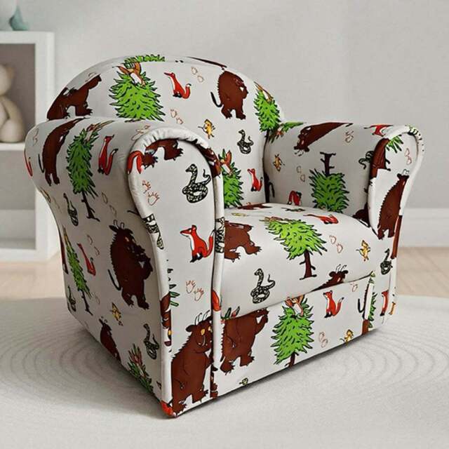 Kidsaw Kids Gruffalo Mini Chair - Size: Single - Grey - Wilko - image 1