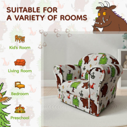 Kidsaw Kids Gruffalo Mini Chair - Size: Single - Grey - Wilko - thumbnail 6