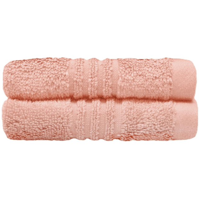 Misona Ultra Soft Bamboo Blush Face Cloth 2 Pack - Size: 30 x 30cm - Pink - Wilko - image 1