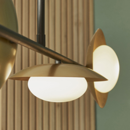 Merano Tivoli Gold and Dark Bronze 4 Light Ceiling Light - Size: 0.1 x 105 x 72cm - Wilko - thumbnail 5