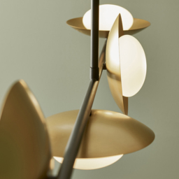 Merano Tivoli Gold and Dark Bronze 4 Light Ceiling Light - Size: 0.1 x 105 x 72cm - Wilko - thumbnail 7