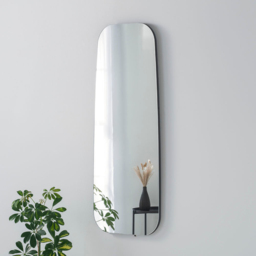 Yearn Hoxton Black Organic Wall Mirror 119 x 44cm - Wilko - thumbnail 3