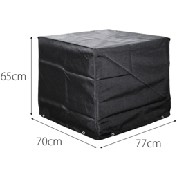 Cozy Bay EZBreathe Malta Black Armchair Cover - Size: 65 x 77 x 70cm - Wilko - thumbnail 6
