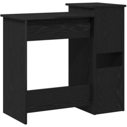 vidaXL 2 Shelf Computer Desk with Keyboard Tray Black - Size: 78 x 84 x 40cm - Wilko - thumbnail 6