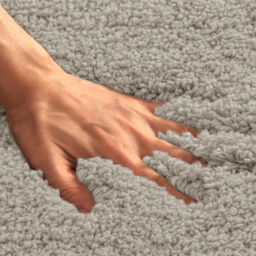 Allure Bath Fashions Light Grey Microfibre Shaggy Bath Mat 40 x 60cm - Wilko - thumbnail 5