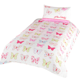 Rapport Home Fly Up High Single Multicolour Duvet Cover Set - Pink - Wilko - thumbnail 3