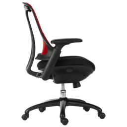 Teknik Office Rapport Mesh Desk Chair Red - Size: 96 x 67 x 50cm - Wilko - thumbnail 7