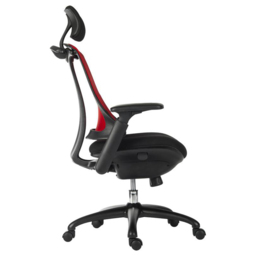 Teknik Office Rapport Mesh Desk Chair Red - Size: 96 x 67 x 50cm - Wilko - thumbnail 6