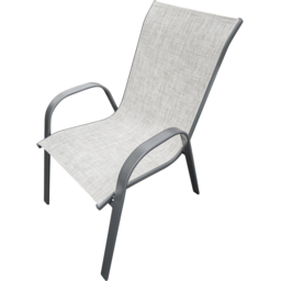 Outdoor Essentials Porto 6 Seater Textilene Dining Set Grey - Wilko - thumbnail 6