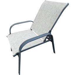 Outdoor Essentials Porto 6 Seater Textilene Dining Set Grey - Wilko - thumbnail 5