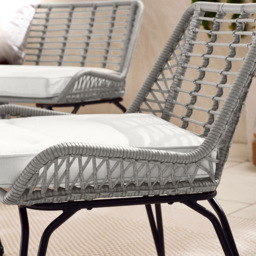 Furniturebox Napoli 4 Seater Grey Sofa Lounge Set - Wilko - thumbnail 5