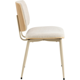Florence Owen Set of 2 Beige Apia Fabric Dining Chair - Multi - Furniture To Go - Wilko - thumbnail 5