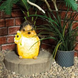 St Helens Female Light Up Hedgehog Ornament - Size: 3.75x1.88x2.22cm - Brown - Wilko - thumbnail 3