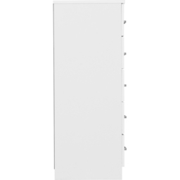 Seconique Dakota 5 Drawer White Narrow Storage Chest - Wilko - thumbnail 6