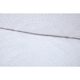 Kingsbridge Duvet Cover and Pillowcase Set - White/Double - Wilko - thumbnail 4