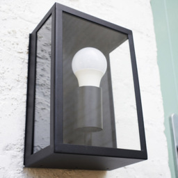 ValueLights Tideswell Black Outdoor Wall Lantern - Size: 24 x 16 x 10cm - Wilko - thumbnail 3