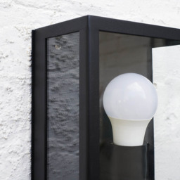 ValueLights Tideswell Black Outdoor Wall Lantern - Size: 24 x 16 x 10cm - Wilko - thumbnail 4
