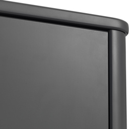 Julian Bowen Chloe 2 Door Single Drawer Storm Grey Wardrobe - Size: 2 Door, Single Drawer - Black - Wilko - thumbnail 6