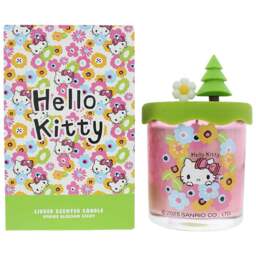 Hello Kitty Seasons Spring Blossom Candle with 3D Silicone Lid 206g - Size: 16 x 9.4 x 9.8cm - Multi - Wilko - thumbnail 3
