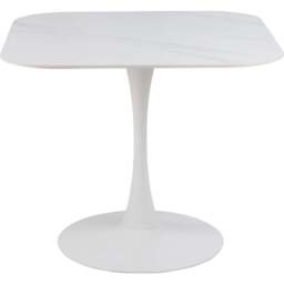 Florence Malta Ceramic Round Dining Table White - Size: 75 x 90 x 90cm - Furniture To Go - Wilko - thumbnail 5