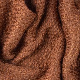 Hoem Morni Hazel Woven Tasselled Throw 130 x 180cm - Size: 180 x 130cm - Brown - Wilko - thumbnail 4