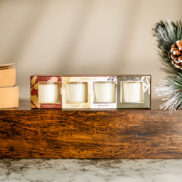 Marco Paul 4 Piece Scented Candle Jars Christmas Gift Set - Size: 20 x 20 x 10cm - White - Wilko - thumbnail 3