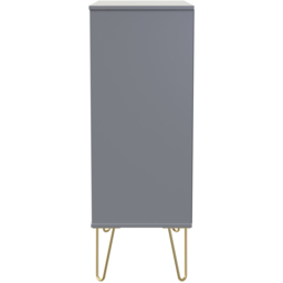 Crowndale 5 Drawer Dusk Grey Wide Chest of Drawers Ready Assembled - Wilko - thumbnail 5