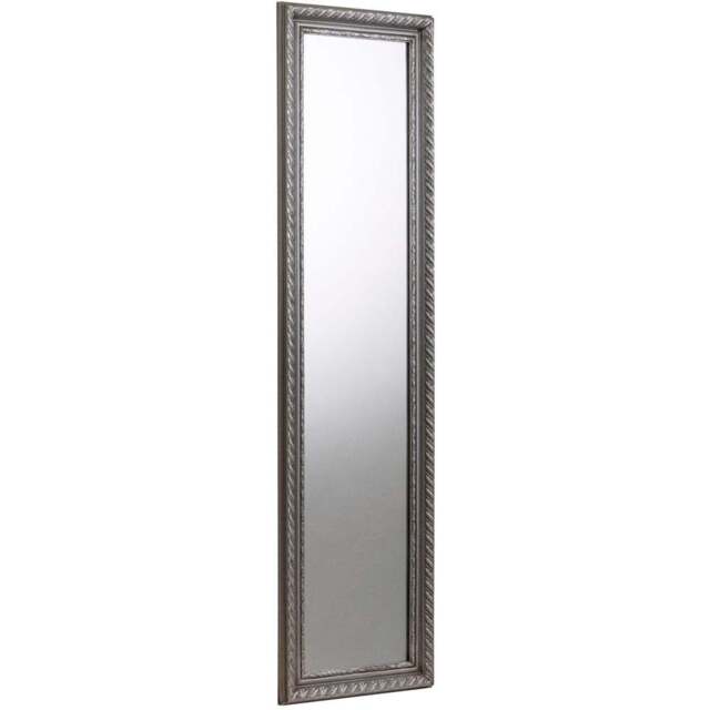 Julian Bowen Allegro Pewter Dressing Mirror - Size: 3 x 38 x 128cm - Silver - Wilko - image 1