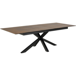 Florence Heaven Ceramic 8 Seater Extendable Dining Table Rusty Brown - Furniture To Go - Wilko - thumbnail 5