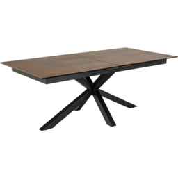Florence Heaven Ceramic 8 Seater Extendable Dining Table Rusty Brown - Furniture To Go - Wilko - thumbnail 3