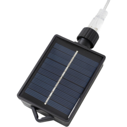 Living and Home Multicolour LED Solar-Powered Icicle String Light 10m - Size: 10 x 8 x 11cm - Black - Wilko - thumbnail 4