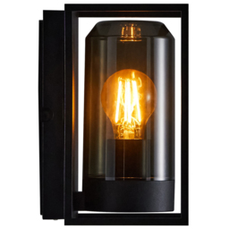 Nordlux Griffin Smoked Wall Light - Size: 23.2 x 13 x 15.6cm - Black - Wilko - thumbnail 6
