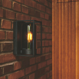 Nordlux Griffin Smoked Wall Light - Size: 23.2 x 13 x 15.6cm - Black - Wilko - thumbnail 3