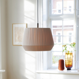 Nordlux Dicte 40 Beige Pendant Light - Size: 33.7 x 40 x 33.7cm - Brown - Wilko - thumbnail 7
