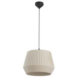 Nordlux Dicte 40 Beige Pendant Light - Size: 33.7 x 40 x 33.7cm - Brown - Wilko - thumbnail 1
