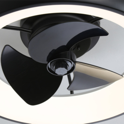 Living and Home Black Industrial Style Adjustable LED Ceiling Fan Light with App Control 20 inch - Size: 20 x 50 x 50cm - Wilko - thumbnail 4