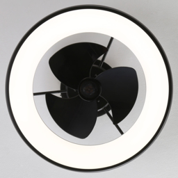 Living and Home Black Industrial Style Adjustable LED Ceiling Fan Light with App Control 20 inch - Size: 20 x 50 x 50cm - Wilko - thumbnail 7
